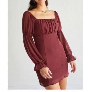 New with tags on Long sleeve mini dress